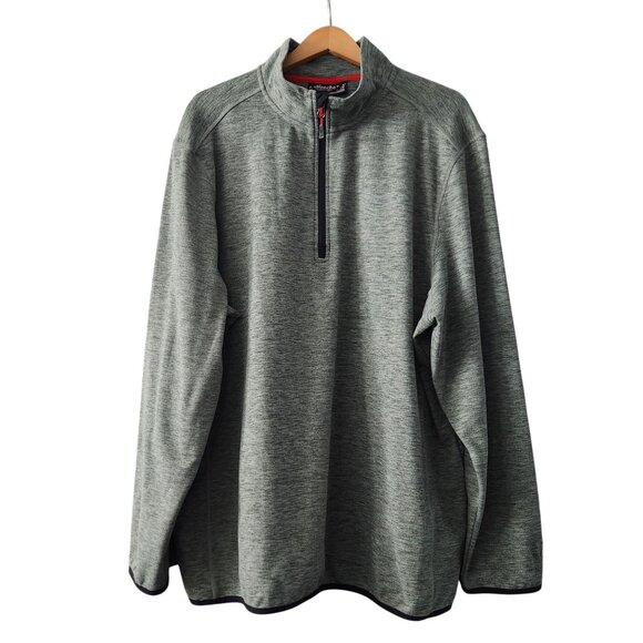 Avalanche Outdoor1/4 Zip Fleece Pullover Sweatshirt Men's Size XXL Green - Picture 1 of 7